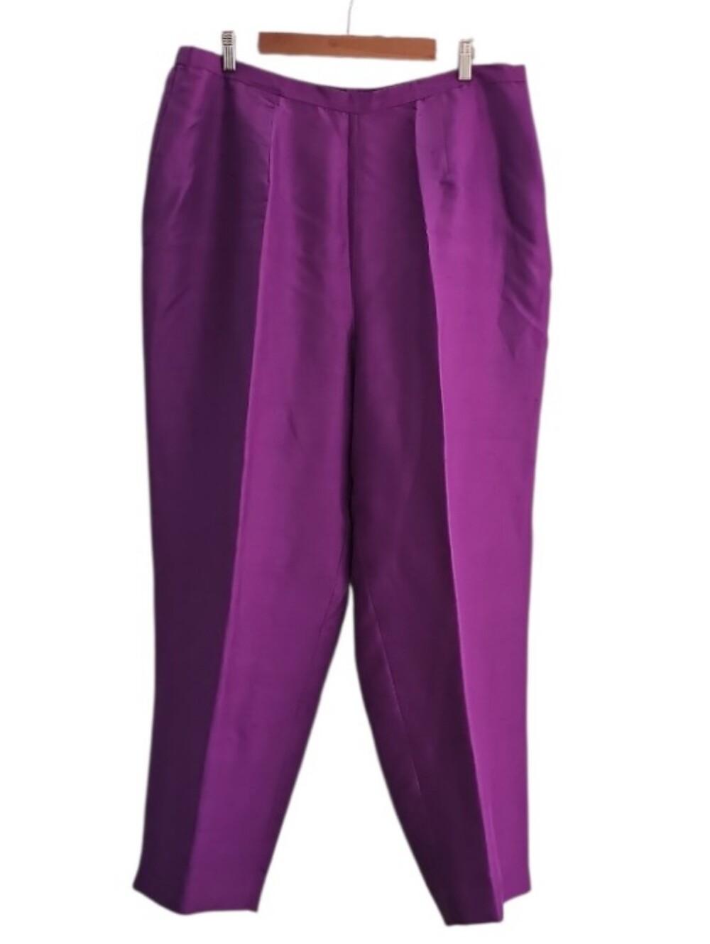 Worthington Purple Tailored High-Waist Trousers